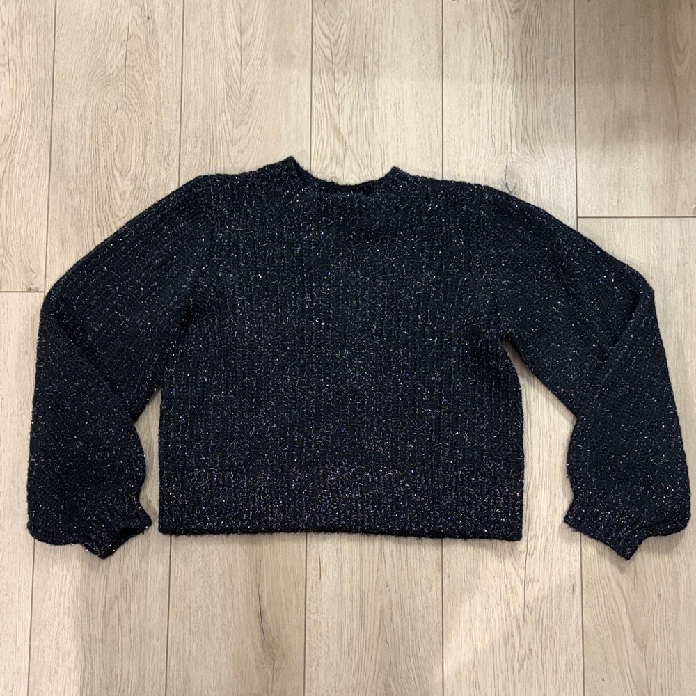 Boden Chunky Ribbed Shimmer Sweater NWOT